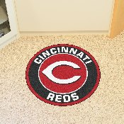 Cincinnati Reds Roundel Rug - 27in. Diameter - C Cap Logo, 18132