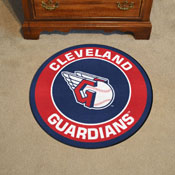 Cleveland Guardians Roundel Rug - 27in. Diameter - Guardians Fastball Primary Logo, 18133
