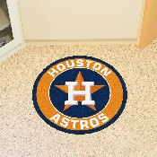 Houston Astros Roundel Rug - 27in. Diameter - Star H Cap Logo, 18136