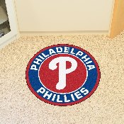 Philadelphia Phillies Roundel Rug - 27in. Diameter - P Cap Logo, 18146