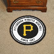 Pittsburgh Pirates Roundel Rug - 27in. Diameter - Circular Pirates Secondary Logo, 18147
