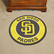 San Diego Padres Roundel Rug - 27in. Diameter - SD Primary Cap Logo, 18148