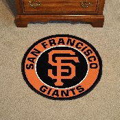 San Francisco Giants Roundel Rug - 27in. Diameter - SF Cap Logo, 18149