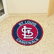 St. Louis Cardinals Roundel Rug - 27in. Diameter - STL Cap Logo, 18151