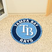 Tampa Bay Rays Roundel Rug - 27in. Diameter - TB Cap Logo, 18152