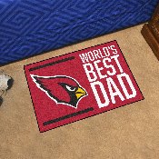 Arizona Cardinals Starter Mat Accent Rug - 19in. x 30in. World's Best Dad Starter Mat, 18157