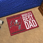 NFL - Tampa Bay Buccaneers Starter Mat - World's Best Dad 19