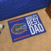 Florida Gators Starter Mat Accent Rug - 19in. x 30in. World's Best Dad Starter Mat, 18193