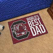 University of South Carolina Starter Mat - World's Best Dad 19
