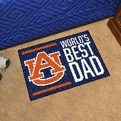 Auburn Tigers Starter Mat Accent Rug - 19in. x 30in. World's Best Dad Starter Mat, 18203
