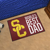 Southern California Trojans Starter Mat Accent Rug - 19in. x 30in. World's Best Dad Starter Mat, 18214