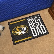 Missouri Tigers Starter Mat Accent Rug - 19in. x 30in. World's Best Dad Starter Mat, 18217