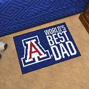 Arizona Wildcats Starter Mat Accent Rug - 19in. x 30in. World's Best Dad Starter Mat, 18233