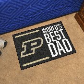 Purdue Boilermakers Starter Mat Accent Rug - 19in. x 30in. World's Best Dad Starter Mat, 18238