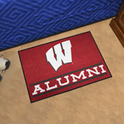 Wisconsin Badgers Starter Mat Accent Rug - 19in. x 30in. Alumni Starter Mat, 18340