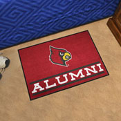 Louisville Cardinals Starter Mat Accent Rug - 19in. x 30in. Alumni Starter Mat, 18343