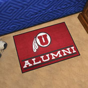 Utah Utes Starter Mat Accent Rug - 19in. x 30in. Alumni Starter Mat, 18358