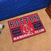 Boston Red Sox Starter Mat Accent Rug - 19in. x 30in., Uniform Design, 18462