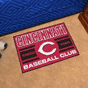 Cincinnati Reds Starter Mat Accent Rug - 19in. x 30in., Uniform Design, 18465