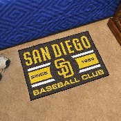 San Diego Padres Starter Mat Accent Rug - 19in. x 30in., Uniform Design, 18481
