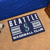 Seattle Mariners Starter Mat Accent Rug - 19in. x 30in., Uniform Design, 18483