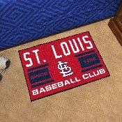 St. Louis Cardinals Starter Mat Accent Rug - 19in. x 30in., Uniform Design, 18484