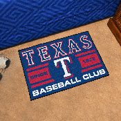 Texas Rangers Starter Mat Accent Rug - 19in. x 30in., Uniform Design, 18486