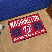 Washington Nationals Starter Mat Accent Rug - 19in. x 30in., Uniform Design, 18488