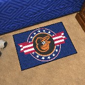 Baltimore Orioles Starter Mat Accent Rug - 19in. x 30in. Patriotic Starter Mat, 18530