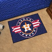 Houston Astros Starter Mat Accent Rug - 19in. x 30in. Patriotic Starter Mat, 18538