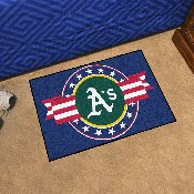 Oakland Athletics Starter Mat Accent Rug - 19in. x 30in. Patriotic Starter Mat, 18547