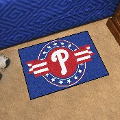 MLB - Philadelphia Phillies Starter Mat - MLB Patriotic 19"x30", 18548