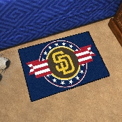 San Diego Padres Starter Mat Accent Rug - 19in. x 30in. Patriotic Starter Mat, 18550