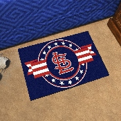 St. Louis Cardinals Starter Mat Accent Rug - 19in. x 30in. Patriotic Starter Mat, 18553