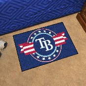 Tampa Bay Rays Starter Mat Accent Rug - 19in. x 30in. Patriotic Starter Mat, 18554