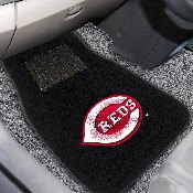 Cincinnati Reds Embroidered Car Mat Set - 2 Pieces, 18571