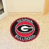 Georgia Bulldogs Roundel Rug - 27in. Diameter - G Primary Logo & Wordmark, 18607