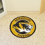 Missouri Tigers Roundel Rug - 27in. Diameter, 18624