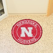 Nebraska Cornhuskers Roundel Rug - 27in. Diameter, 18626