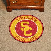 Southern California Trojans Roundel Rug - 27in. Diameter, 18637