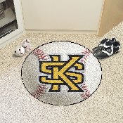 Kennesaw State Owls Baseball Rug - 27in. Diameter, KS, 18655