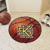 Kennesaw State Owls Basketball Rug - 27in. Diameter, KS, 18656