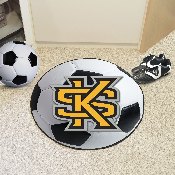 Kennesaw State Owls Soccer Ball Rug - 27in. Diameter, KS, 18657