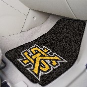 Kennesaw State Owls Front Carpet Car Mat Set - 2 Pieces, KS, 18660