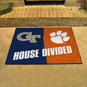 House Divided - Georgia Tech / Clemson House Divided House Divided Rug - 34 in. x 42.5 in., 18677