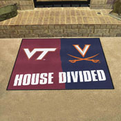 House Divided - Virginia Tech / Virginia House Divided House Divided Rug - 34 in. x 42.5 in., 18685