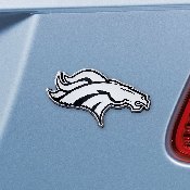 Denver Broncos 3D Chrome Metal Emblem, 18704