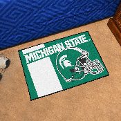 Michigan State Spartans Starter Mat Accent Rug - 19in. x 30in., Unifrom Design, 18758