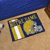 Notre Dame Fighting Irish Starter Mat Accent Rug - 19in. x 30in., Unifrom Design, 18767