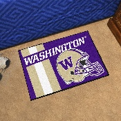 Washington Huskies Starter Mat Accent Rug - 19in. x 30in., Unifrom Design, 18789